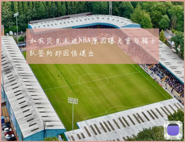 加农贝克未进NBA原因曝光曾与骑士队签约却因伤退出
