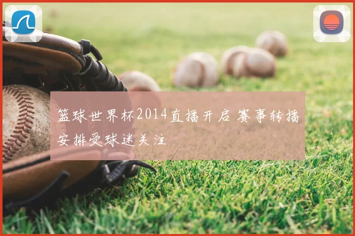 篮球世界杯2014直播开启 赛事转播安排受球迷关注