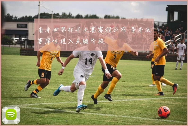 南非世界杯半决赛赛程公布 争夺决赛席位进入关键阶段